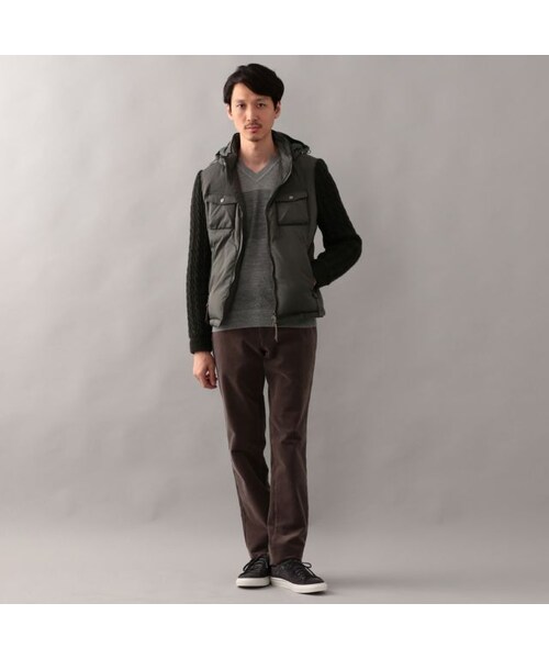 EPOCA UOMO（エポカウォモ）の「ニットコンビダウンブルゾン（）」 - WEAR