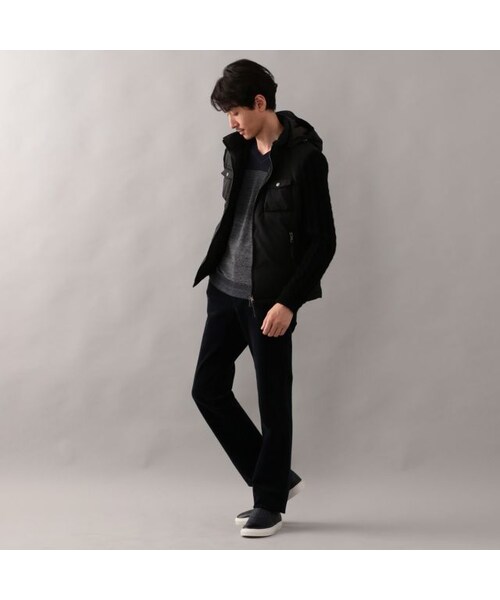 EPOCA UOMO（エポカウォモ）の「ニットコンビダウンブルゾン（）」 - WEAR