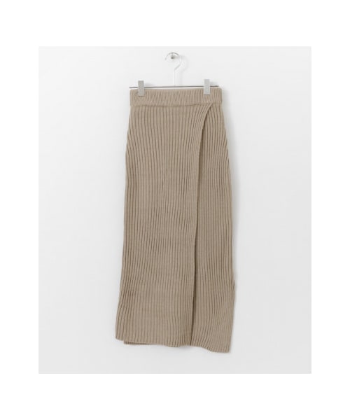 SENSE OF PLACE by URBAN RESEARCH（センスオブプレイスバイアーバンリサーチ）の「リブロングニットスカート（スカート・レディース・D.PURPLE/CHARCOAL/BEIGE・FREE）」の12枚目の写真