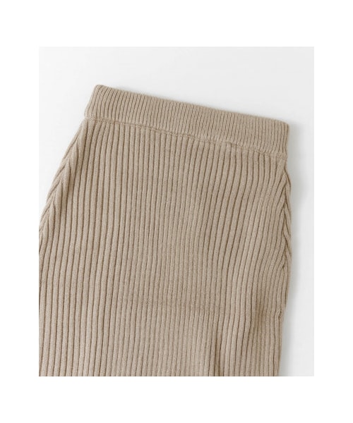 SENSE OF PLACE by URBAN RESEARCH（センスオブプレイスバイアーバンリサーチ）の「リブロングニットスカート（スカート・レディース・D.PURPLE/CHARCOAL/BEIGE・FREE）」の16枚目の写真