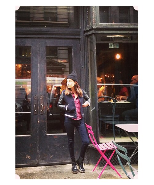 MAISON DE REEFUR（メゾンドリーファー）の「コンパクトスタジアムジャンパー（ジャケット/アウター・レディース・Navy×Black・38）」の11枚目の写真