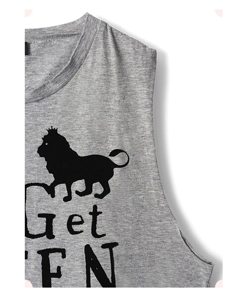 MAISON DE REEFUR（メゾンドリーファー）の「キング＆クイーン タンクトップ（トップス・レディース・Gray×Black/White×Silver・38）」の11枚目の写真