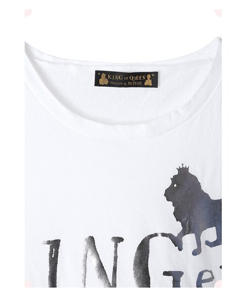 MAISON DE REEFUR（メゾンドリーファー）の「キング＆クイーン タンクトップ（トップス・レディース・Gray×Black/White×Silver・38）」の4枚目の写真