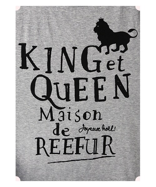 MAISON DE REEFUR（メゾンドリーファー）の「キング＆クイーン タンクトップ（トップス・レディース・Gray×Black/White×Silver・38）」の12枚目の写真