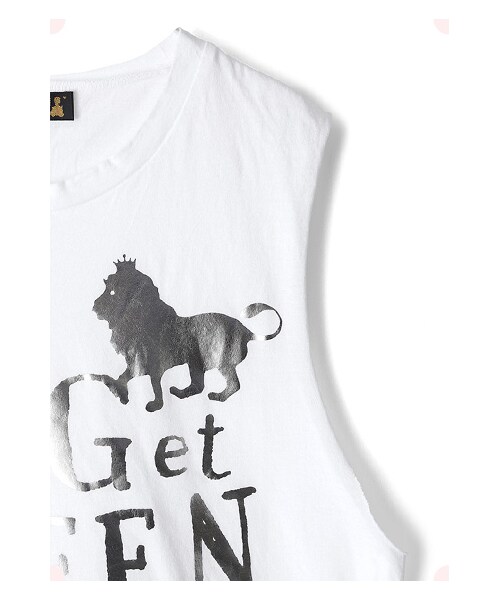 MAISON DE REEFUR（メゾンドリーファー）の「キング＆クイーン タンクトップ（トップス・レディース・Gray×Black/White×Silver・38）」の5枚目の写真