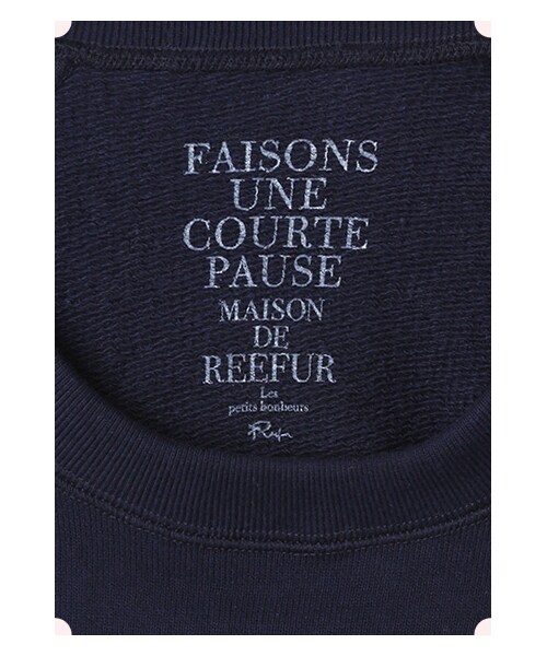 MAISON DE REEFUR（メゾンドリーファー）の「プリントスウェット プルオーバー（トップス・レディース・Navy×ACADEMIE/Navy×HOLIDAY/White×ACADEMIE/White×HOLIDAY・38）」の12枚目の写真