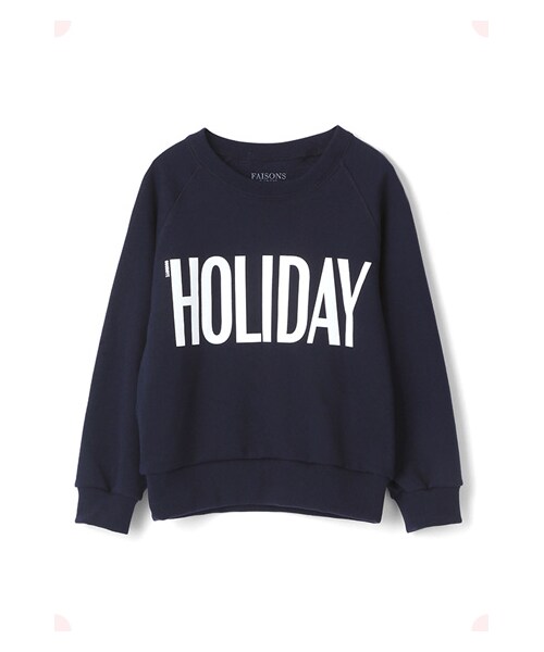 MAISON DE REEFUR（メゾンドリーファー）の「プリントスウェット プルオーバー（トップス・レディース・Navy×ACADEMIE/Navy×HOLIDAY/White×ACADEMIE/White×HOLIDAY・38）」の4枚目の写真