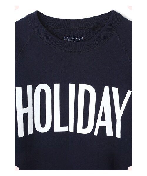 MAISON DE REEFUR（メゾンドリーファー）の「プリントスウェット プルオーバー（トップス・レディース・Navy×ACADEMIE/Navy×HOLIDAY/White×ACADEMIE/White×HOLIDAY・38）」の7枚目の写真