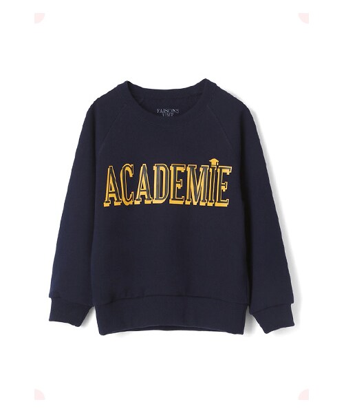 MAISON DE REEFUR（メゾンドリーファー）の「プリントスウェット プルオーバー（トップス・レディース・Navy×ACADEMIE/Navy×HOLIDAY/White×ACADEMIE/White×HOLIDAY・38）」の3枚目の写真