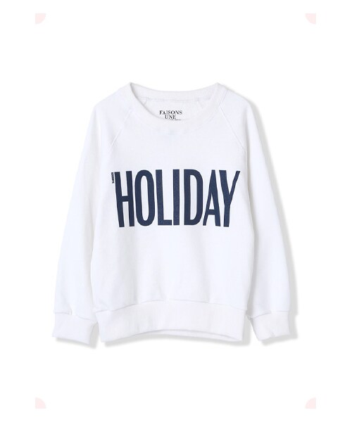MAISON DE REEFUR（メゾンドリーファー）の「プリントスウェット プルオーバー（トップス・レディース・Navy×ACADEMIE/Navy×HOLIDAY/White×ACADEMIE/White×HOLIDAY・38）」の2枚目の写真