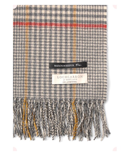 MAISON DE REEFUR（メゾンドリーファー）の「ロキャロンチェックストール（その他・レディース・Dark Green/Beige/Blue/Gray・F）」の6枚目の写真