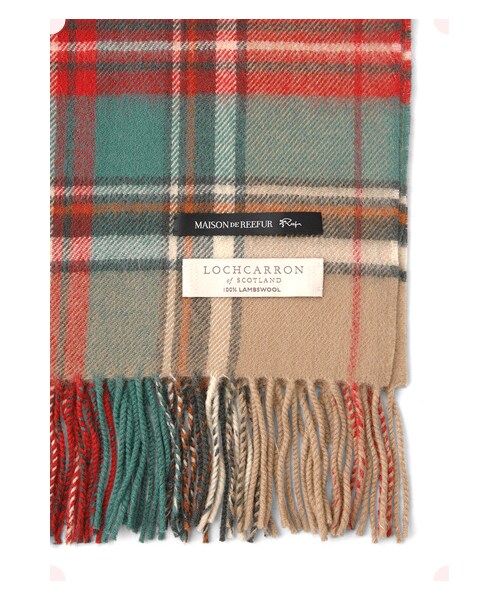 MAISON DE REEFUR（メゾンドリーファー）の「ロキャロンチェックストール（その他・レディース・Dark Green/Beige/Blue/Gray・F）」の11枚目の写真