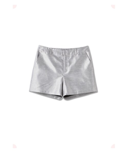 MAISON DE REEFUR（メゾンドリーファー）の「シャンタンショートパンツ（その他・レディース・Silver/Purple/Cassis・36/38）」の3枚目の写真