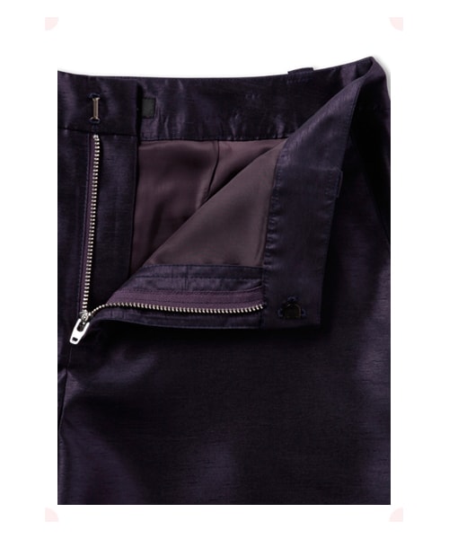 MAISON DE REEFUR（メゾンドリーファー）の「シャンタンショートパンツ（その他・レディース・Silver/Purple/Cassis・36/38）」の6枚目の写真