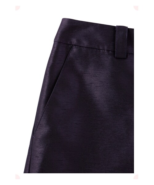 MAISON DE REEFUR（メゾンドリーファー）の「シャンタンショートパンツ（その他・レディース・Silver/Purple/Cassis・36/38）」の7枚目の写真