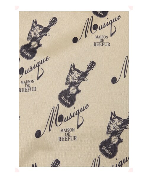 MAISON DE REEFUR（メゾンドリーファー）の「ミュージックトートバッグ（その他・レディース・Monogram・F）」の2枚目の写真