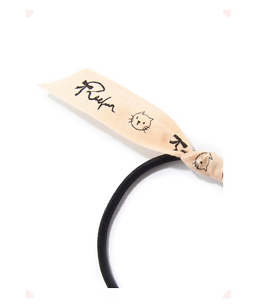 MAISON DE REEFUR（メゾンドリーファー）の「ロゴリボンヘアゴム（その他・レディース・Light Pink Cat/Light Pink Name/Black Cat/Black Name/Samon Pink Cat/Samon Pink Name・M）」の13枚目の写真