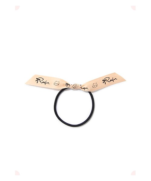 MAISON DE REEFUR（メゾンドリーファー）の「ロゴリボンヘアゴム（その他・レディース・Light Pink Cat/Light Pink Name/Black Cat/Black Name/Samon Pink Cat/Samon Pink Name・M）」の5枚目の写真