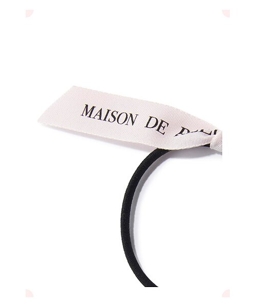 MAISON DE REEFUR（メゾンドリーファー）の「ロゴリボンヘアゴム（その他・レディース・Light Pink Cat/Light Pink Name/Black Cat/Black Name/Samon Pink Cat/Samon Pink Name・M）」の11枚目の写真