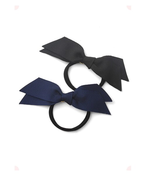 MAISON DE REEFUR（メゾンドリーファー）の「グログランヘアゴム（その他・レディース・Black/Navy・F）」の10枚目の写真