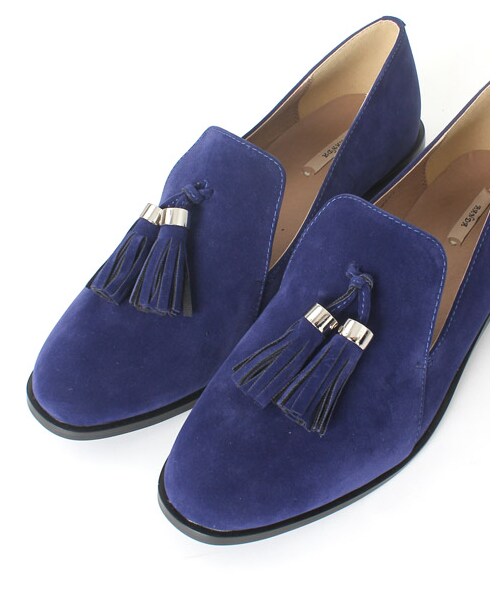 RANDA(ランダ)の「【再値下げ★28%OFF】タッセルローファー/AS3095(ヒール0-3cm・レディース・ベージュ/ブラック/ブルー・L/M/S/LL)」の4枚目の写真