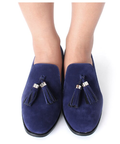 RANDA(ランダ)の「【再値下げ★28%OFF】タッセルローファー/AS3095(ヒール0-3cm・レディース・ベージュ/ブラック/ブルー・L/M/S/LL)」の8枚目の写真