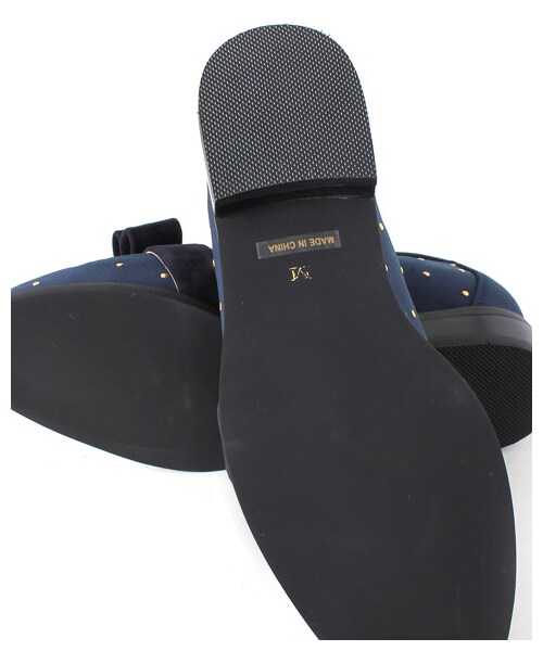RANDA（ランダ）の「【再値下げ★28%OFF】スタッズリボンローファー/ES3086（ヒール0-3cm・レディース・ネイビー/ピンク/ベージュ/ブラック・L/M/S/LL）」の7枚目の写真