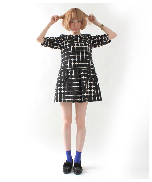 RANDA（ランダ）の「【再値下げ★28%OFF】スタッズリボンローファー/ES3086（ヒール0-3cm・レディース・ネイビー/ピンク/ベージュ/ブラック・L/M/S/LL）」の11枚目の写真