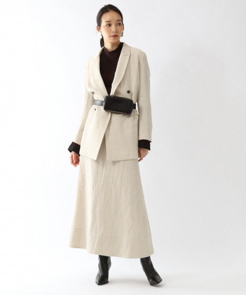 Chaos（カオス）の「ダブルリネンヘリンボンスカート（）」 - WEAR