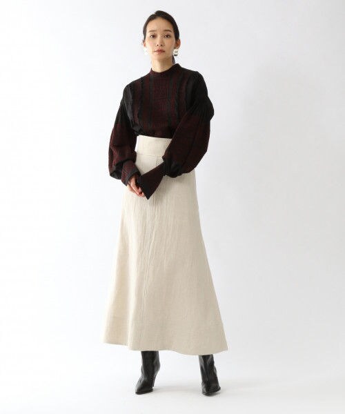 Chaos（カオス）の「ダブルリネンヘリンボンスカート（）」 - WEAR