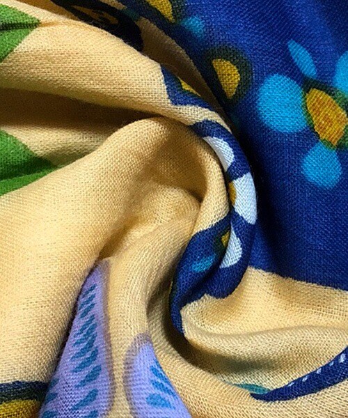 Tiffee SELECT（ティフィーセレクト）の「カラフルコットン ボタニカル花柄ロングスカート 裏地付き（スカート・レディース・その他・F）」の4枚目の写真