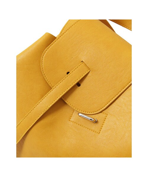 KBF（ケイビーエフ）の「変形トートバッグ（バッグ・レディース・イエロー/ベージュ/ブラック/ライトグレー・one）」の15枚目の写真