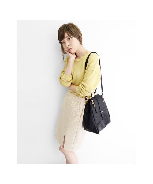 KBF(ケイビーエフ)の「KBF+ 3Wayミニバッグ(バッグ・レディース・ブラック/グレージュ・one)」の10枚目の写真