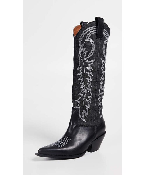R13 Mid Straight Cowboy Boots 