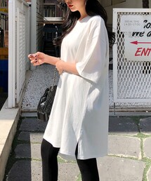 DHOLIC | ボクシーTシャツワンピース(ワンピース)