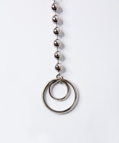 LIDNM(リドム)の「BALL CHAIN KEY RING(チャーム・メンズ・シルバー・F)」の3枚目の写真