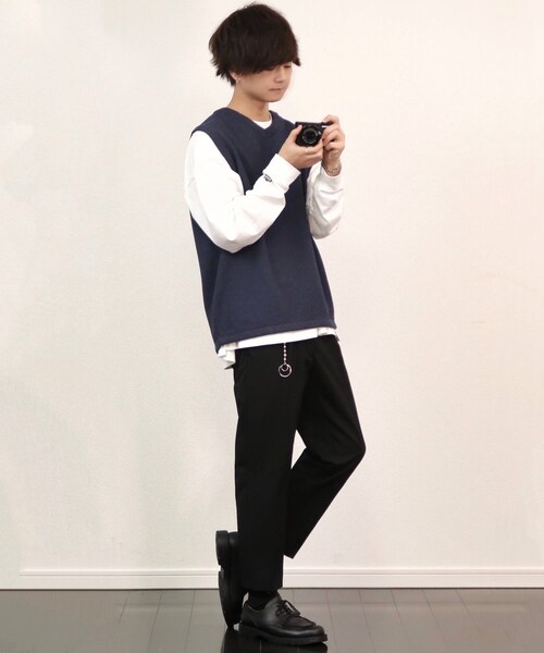 LIDNM(リドム)の「Lee × LIDNM ロゴロンT【ホワイト】(Tシャツ/カットソー・メンズ・ホワイト・M.L)」の7枚目の写真