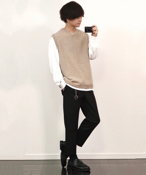 LIDNM(リドム)の「Lee × LIDNM ロゴロンT【ホワイト】(Tシャツ/カットソー・メンズ・ホワイト・M.L)」の8枚目の写真