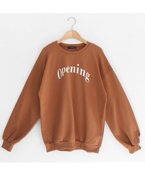 DHOLIC（ディーホリック）の「Openingスウェット（スウェット・レディース・ホワイト/ピンク/ブラウン/ブラック・FREE）」の3枚目の写真