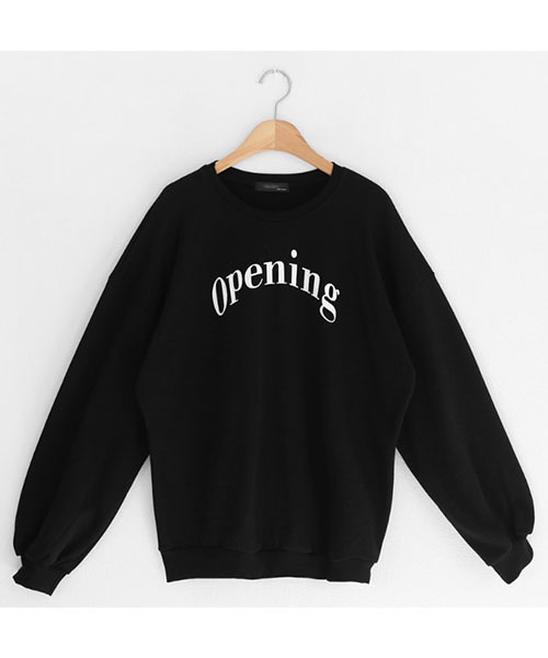 DHOLIC（ディーホリック）の「Openingスウェット（スウェット・レディース・ホワイト/ピンク/ブラウン/ブラック・FREE）」の2枚目の写真