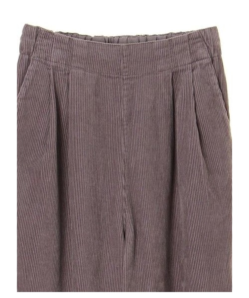 earth music&ecology（アースミュージックアンドエコロジー）の「COTTON USAコーデュロイパンツ(ワイド)（パンツ・グレー/チャコールグレー/ブラック/ベージュ/テラコッタ/ネイビー・S/M/L）」の5枚目の写真
