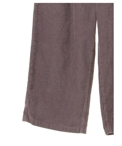 earth music&ecology（アースミュージックアンドエコロジー）の「COTTON USAコーデュロイパンツ(ワイド)（パンツ・グレー/チャコールグレー/ブラック/ベージュ/テラコッタ/ネイビー・S/M/L）」の7枚目の写真