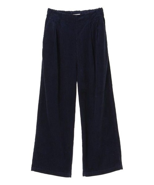 earth music&ecology（アースミュージックアンドエコロジー）の「COTTON USAコーデュロイパンツ(ワイド)（パンツ・グレー/チャコールグレー/ブラック/ベージュ/テラコッタ/ネイビー・S/M/L）」の14枚目の写真