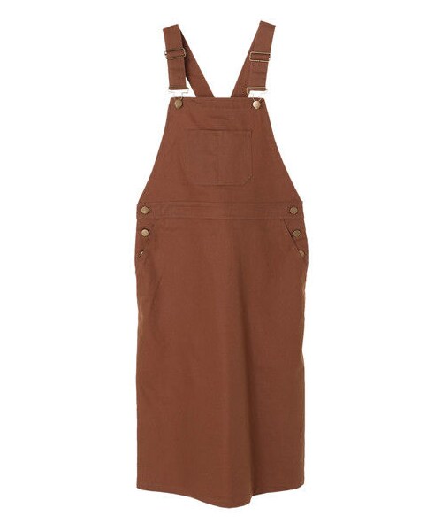 earth music&ecology(アースミュージックアンドエコロジー)の「・サロペットスカート(オールインワン・サロペット・ブラック/キャメル/カーキ・F)」の9枚目の写真