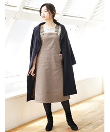 earth music&ecology | ・サロペットスカート(オールインワン・サロペット)