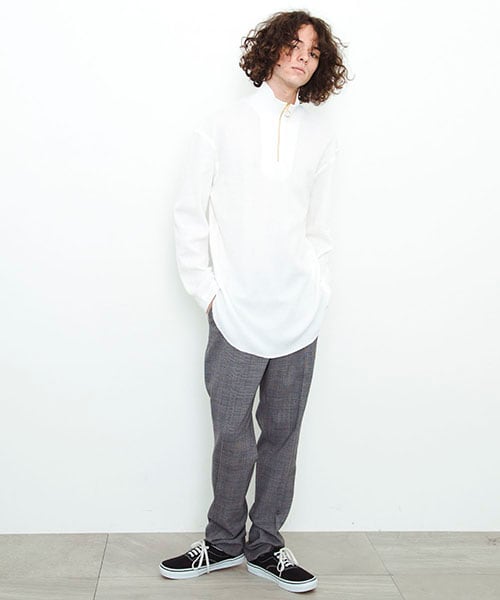 CULLNI（クルニ）の「別注ハーフリングZIPワッフルタートルネック 
