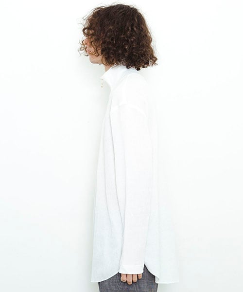 CULLNI（クルニ）の「別注ハーフリングZIPワッフルタートルネック 
