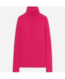 UNIQLO | エクストラファインメリノリブタートルネックセーター（長袖）(ニット/セーター)