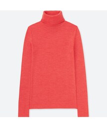 UNIQLO | エクストラファインメリノリブタートルネックセーター（長袖）(ニット/セーター)