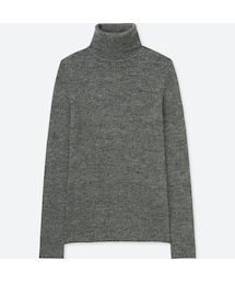 UNIQLO | エクストラファインメリノリブタートルネックセーター（長袖）(ニット/セーター)